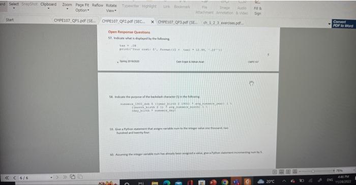 Solved n=n+1 15. True or False? An identifier in Python is a | Chegg.com
