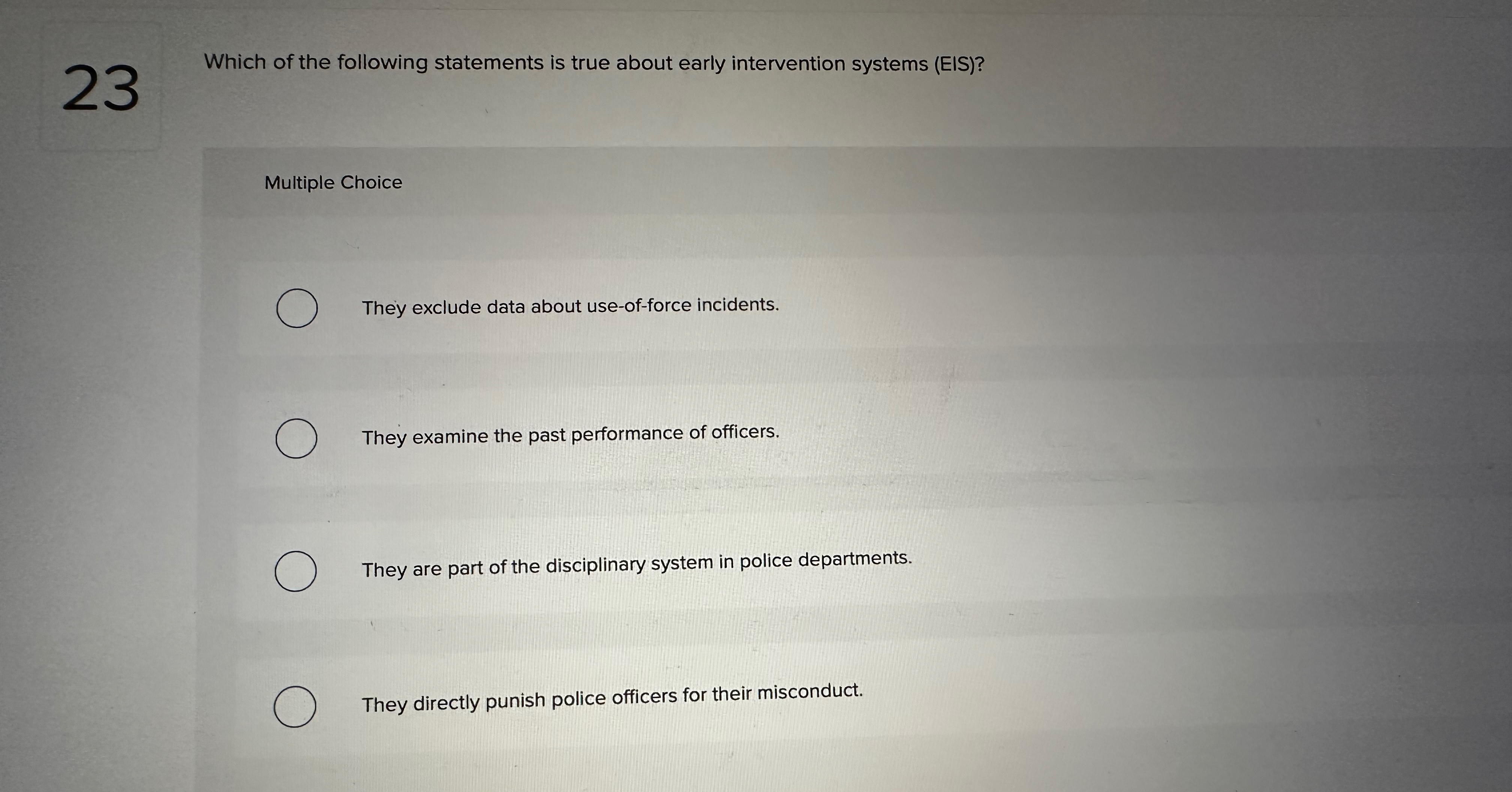 Solved 23Which of the following statements is true about | Chegg.com