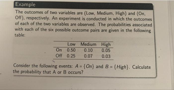 experiment two variables