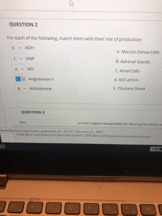 Solved QUESTION 2 For each of the following, match them with | Chegg.com