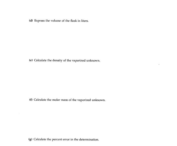Solved 3. A student following the procedure of this | Chegg.com