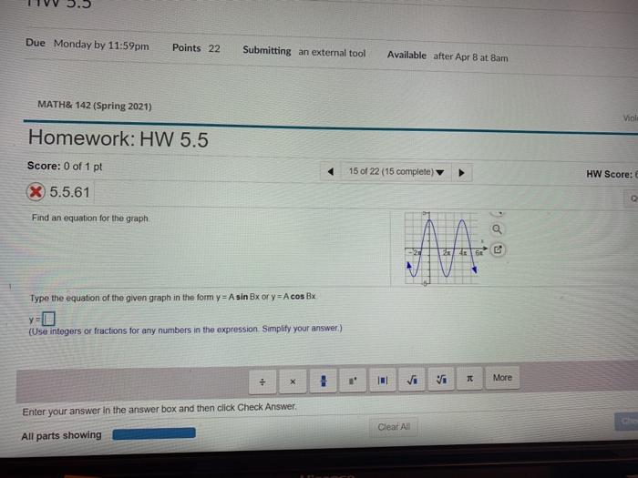 Solved Due Monday by 11:59pm Points 22 Submitting an | Chegg.com