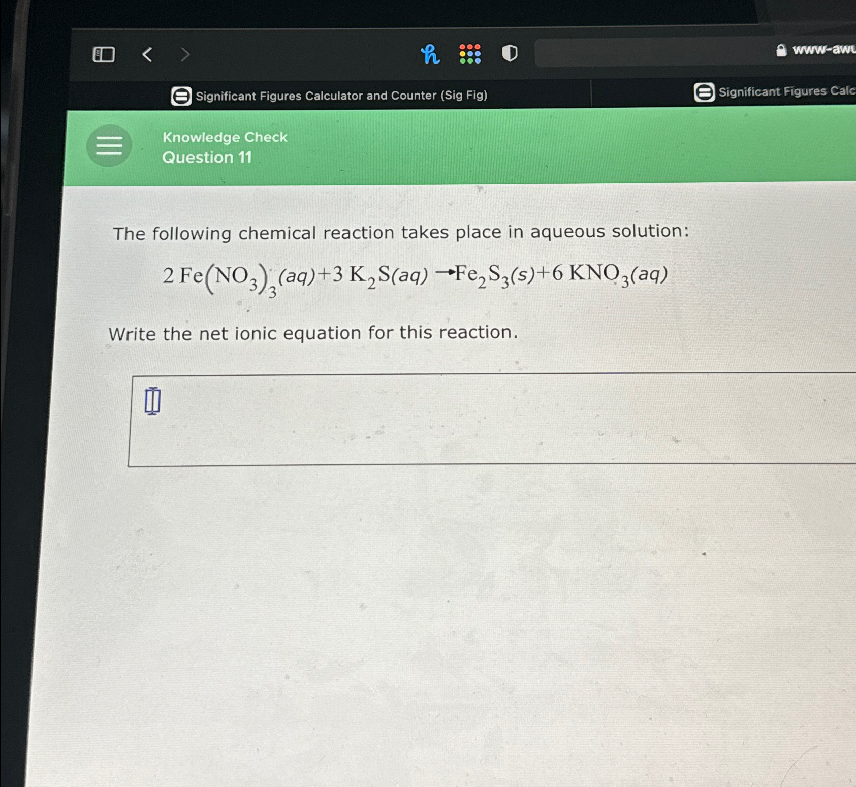 Solved Significant Figures Calculator and Counter (Sig | Chegg.com