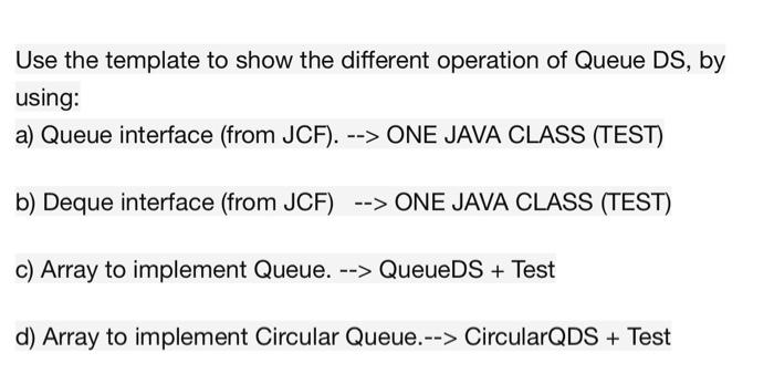 Solved Use the template to show the different operation of | Chegg.com