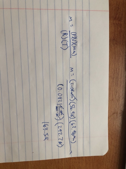 Solved Im not sure if i set up the problem correctly and got | Chegg.com