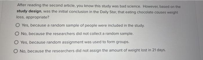 the purpose of random assignment is to give us the ability to establish causality