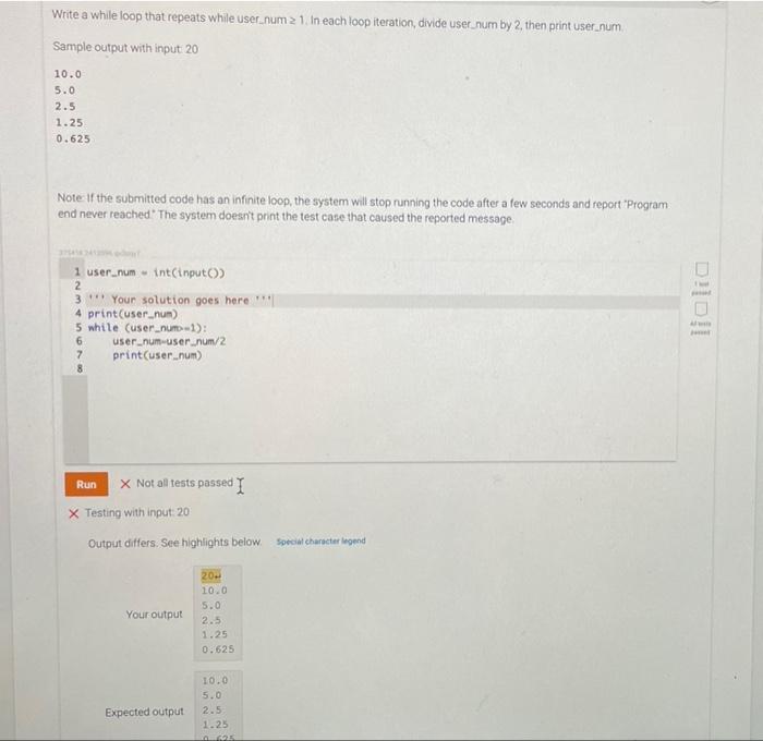 Solved I keep getting an error how do I get rid of the 20. | Chegg.com