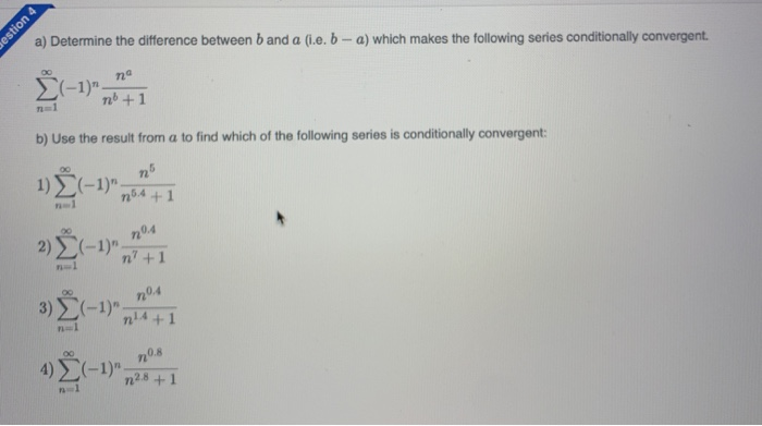 Solved A) Determine The Difference Between B And A (.e. B - | Chegg.com