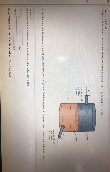 Solved ES Problem 4.005 SI The figure below provides data | Chegg.com
