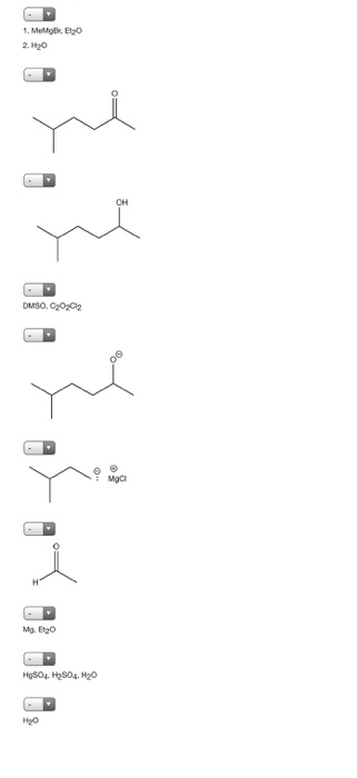 Solved Put the reagents and intermediates in correct order | Chegg.com