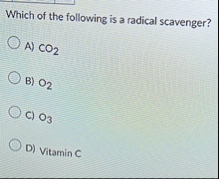 Solved Which of the following is a radical | Chegg.com