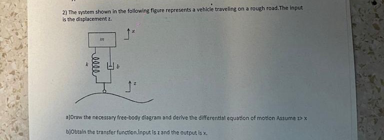 Solved The system shown in the following figure represents a | Chegg.com
