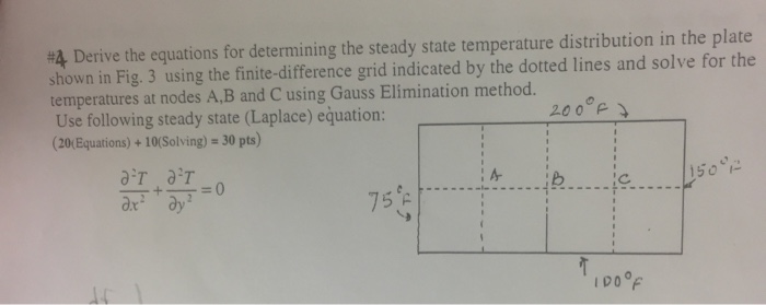 Solved #4 Derive the equations for determining the steady | Chegg.com