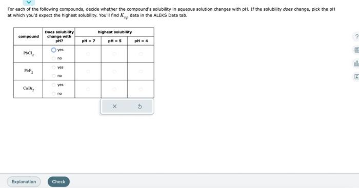 Solved For each of the following compounds, decide whether | Chegg.com