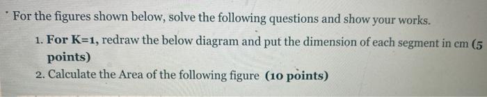 Solved For the figures shown below, solve the following | Chegg.com