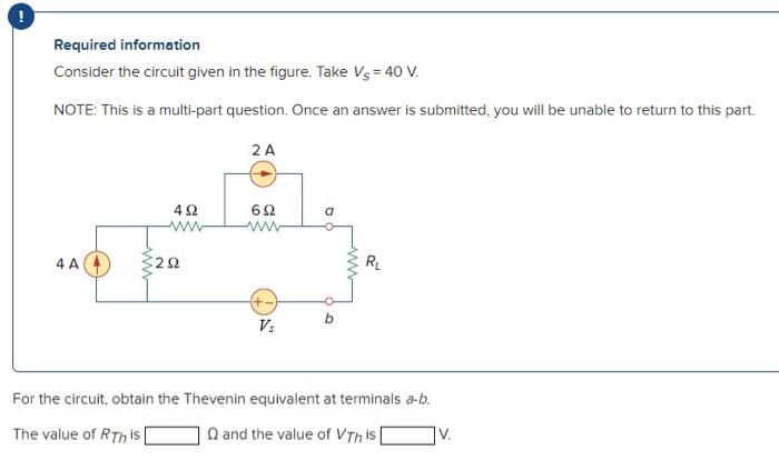 Solved Consider the circuit given in the figure. Take Vs =