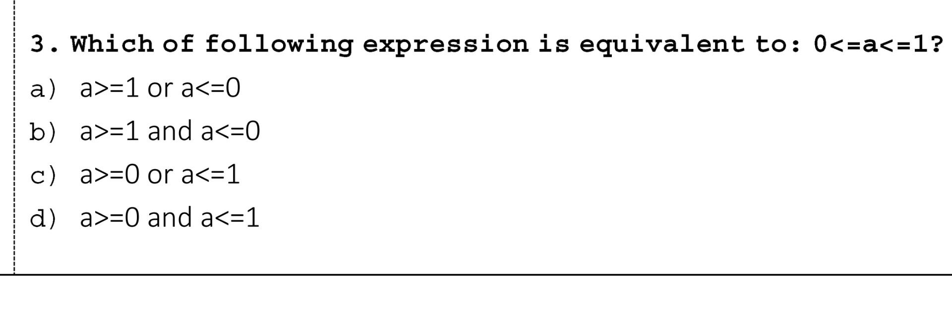 Solved 3. Which of following expression is equivalent to: | Chegg.com