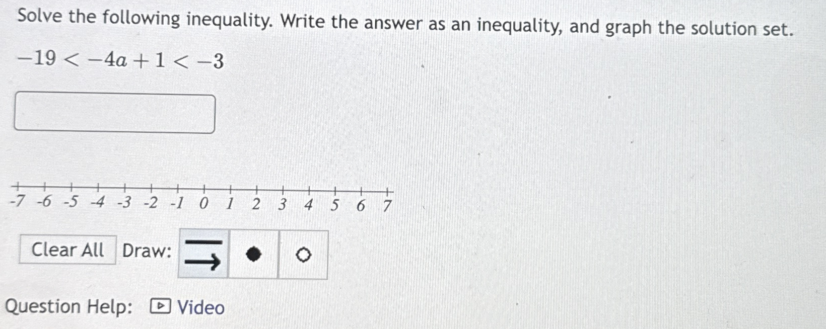 Solved Solve the following inequality. Write the answer as | Chegg.com