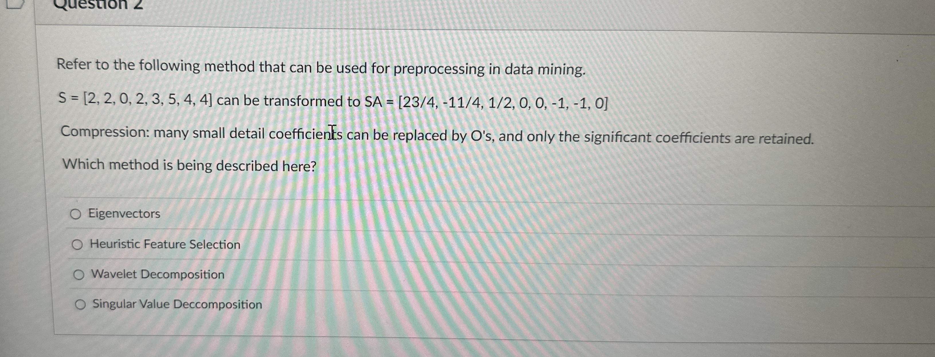 Solved Refer to the following method that can be used for | Chegg.com