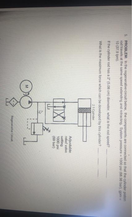 Solved exerc 1 check valves, accumulators and cylinders 50 | Chegg.com