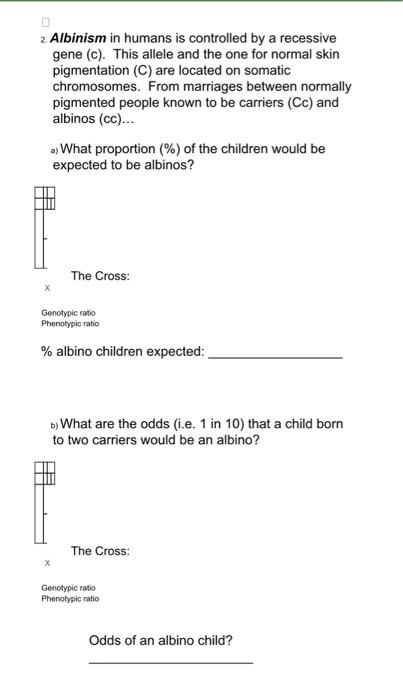 Solved Name Practice Genetics Problems: Solve the following | Chegg.com