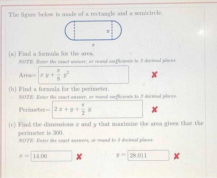 Solved The Figure Below Is Made Of A Rectangle And A | Chegg.com