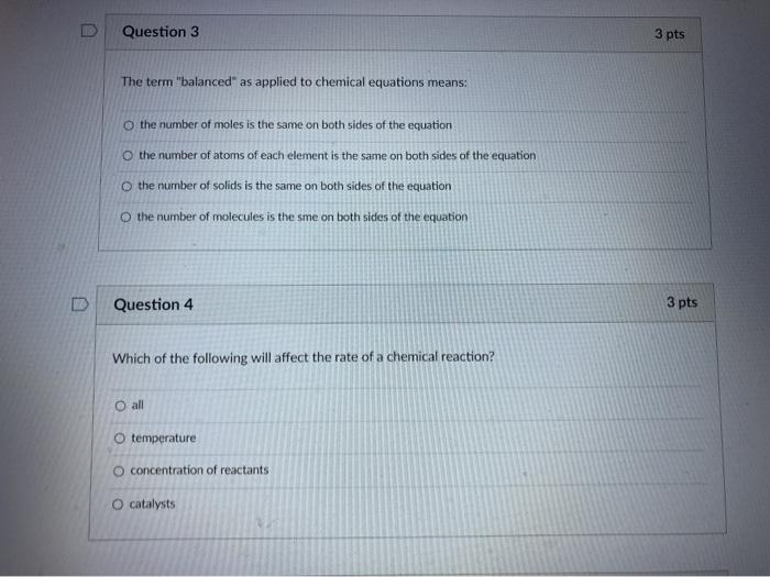 Solved Question 1 3 pts Which of the following is false | Chegg.com