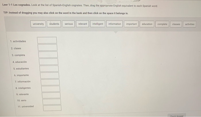 solved-leer-1-1-los-cognados-look-at-the-list-of-chegg