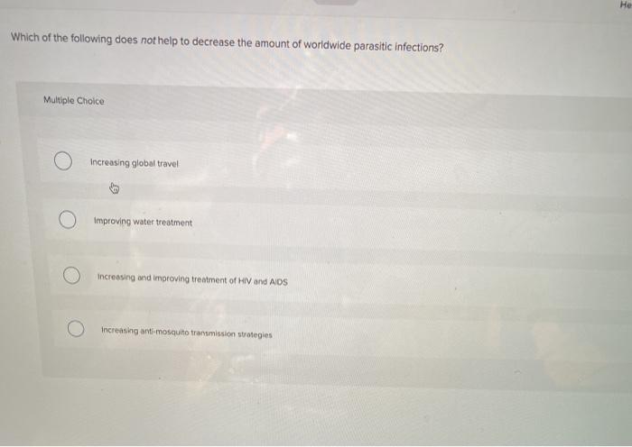 Solved He Which of the following does not help to decrease | Chegg.com