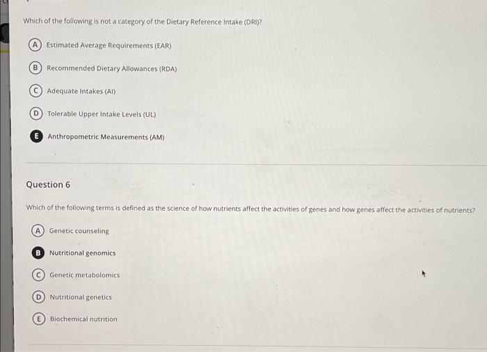 Solved Which of the following is not a category of the