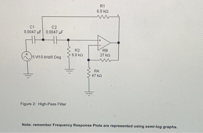 Solved Construct each filter in Multisim or any circuit | Chegg.com