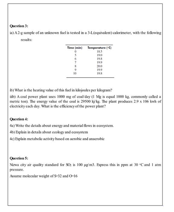Solved Answer the following questions as given below: | Chegg.com