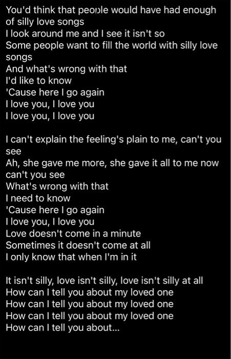 These song lyrics can be proposal lyrics #one #time