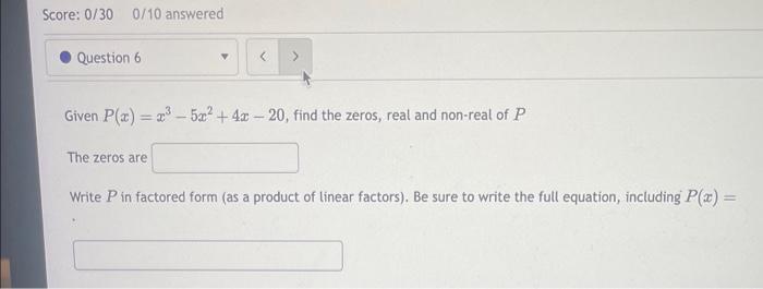 find the zeros of x 3 5x 2 4x 20