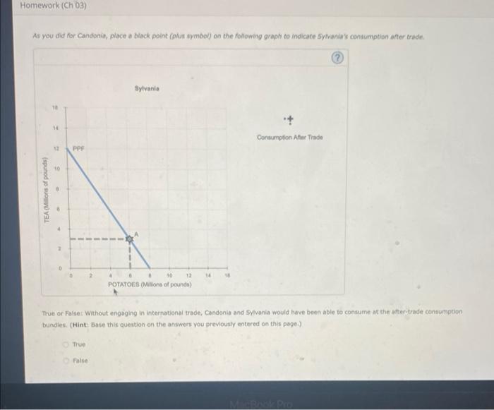 Solved 4. Specialization And Trade When A Country Has A | Chegg.com