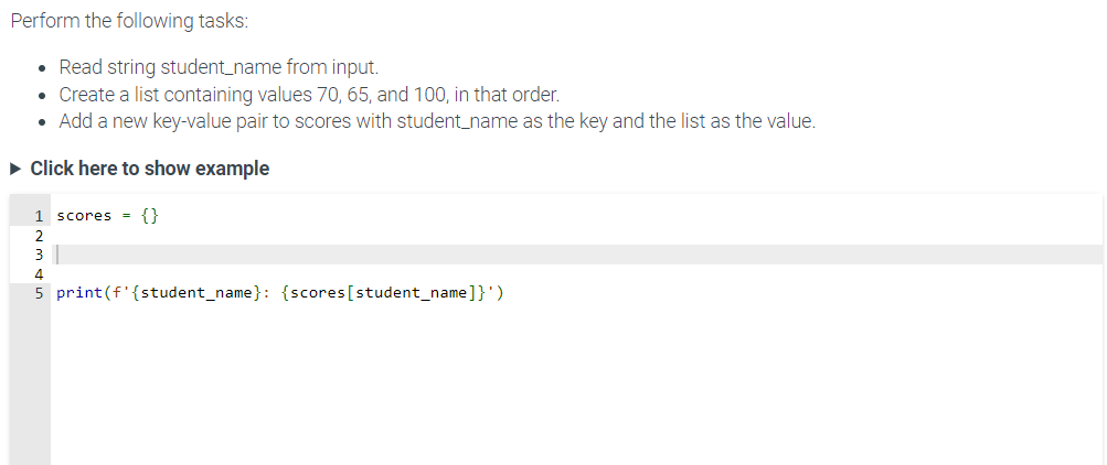 Solved In python. Current lines 1 & 5 can't be edited or | Chegg.com