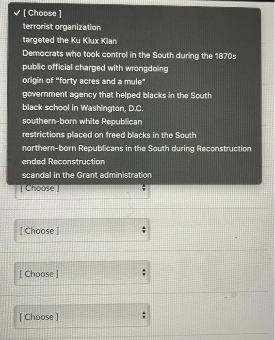 Solved Special Field Order 15 [Choose + carpetbaggers