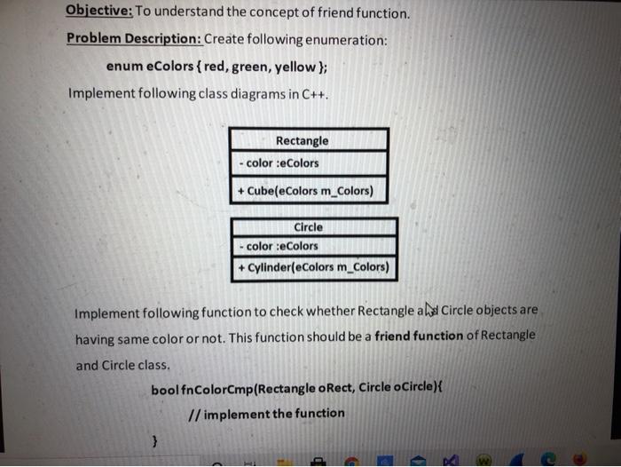 solved-objective-to-understand-the-concept-of-friend-chegg