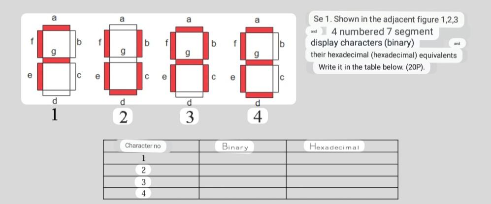 Solved Se 1. Shown in the adjacent figure 1,2,3 4 numbered 7 | Chegg.com