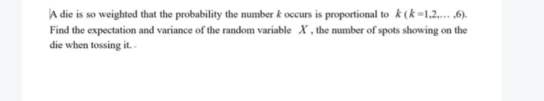 Solved The probability distribution of a random variable X | Chegg.com