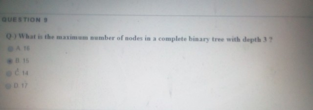 Solved QUESTIONS 0.) What is the maximum number of nodes in | Chegg.com