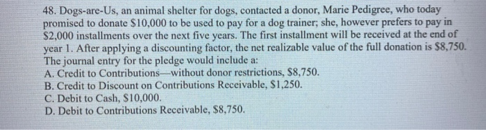 Solved 41. Under FASB standards, which of the following | Chegg.com