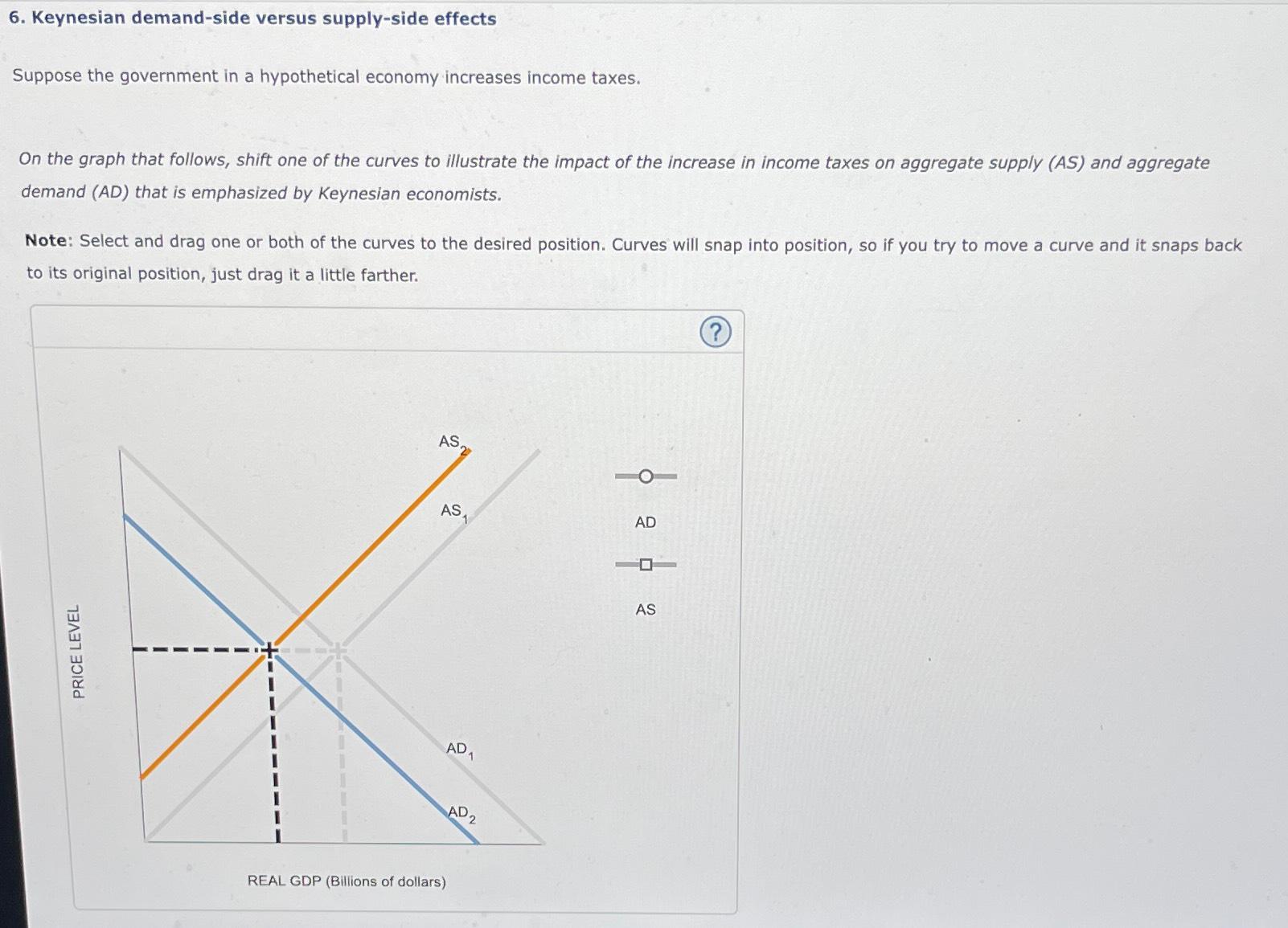 Solved Keynesian Demand Side Versus Supply Side Chegg Com