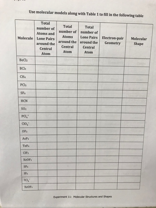 Becl2 Electron Pair Geometry