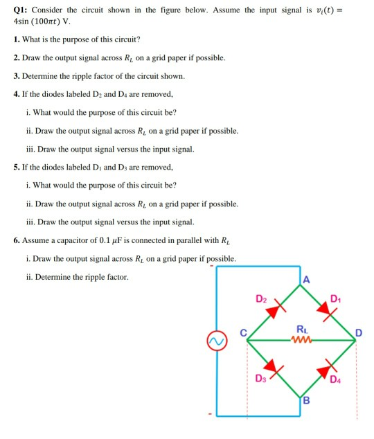 Solved Q1: Consider the circuit shown in the figure below. | Chegg.com