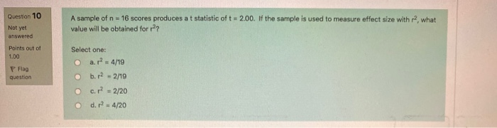 Solved Question 6 Not yet answered A researcher is | Chegg.com