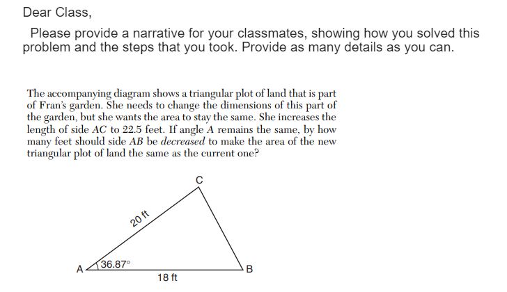 Solved Dear Class,Please provide a narrative for your | Chegg.com
