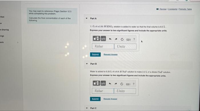 Solved Review Constants Periodic Table Text You may want to | Chegg.com