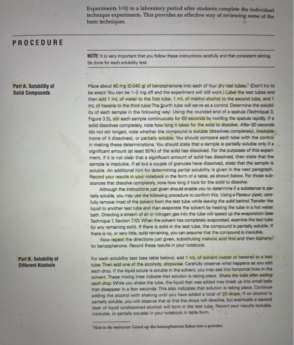 A complete pre-lab consists of: A. Title: Preface | Chegg.com