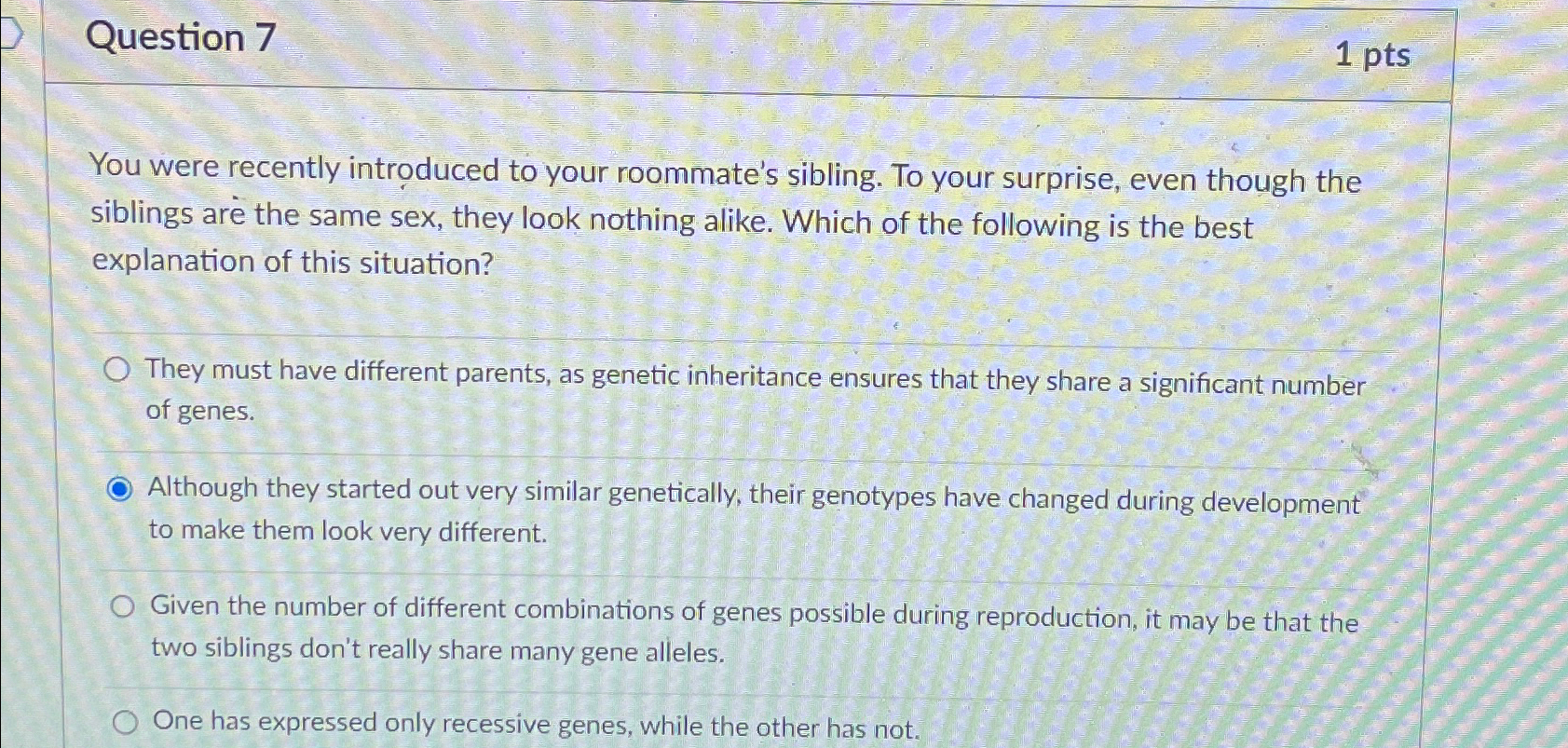 Solved Question 71 ﻿ptsYou were recently introduced to your | Chegg.com